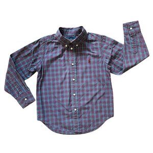 Ralph Lauren Plaid Long Sleeve Shirt Size 5